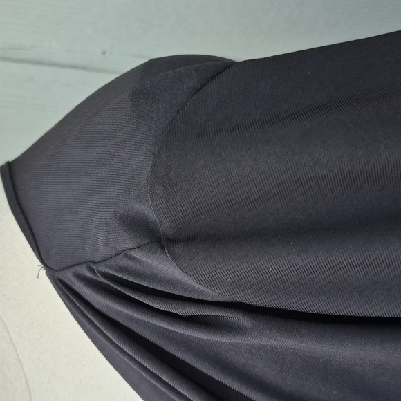 Sky Plus Elegant Black Wrap Dress Sz 1X - Picture 5 of 10